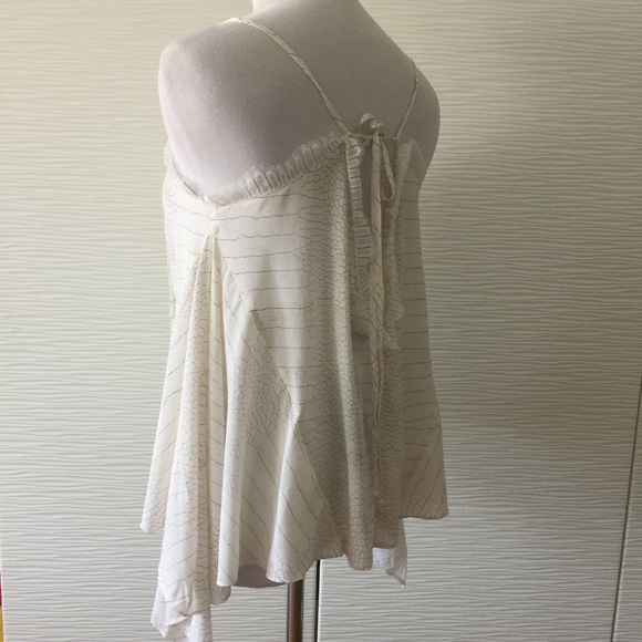 Bebe Elegant Lace and Chiffon Flowy Cami - Picture 4 of 8